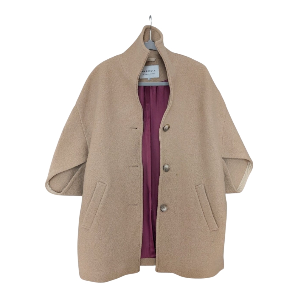 Marcella NYC Cape ✨ Bold & Chic | Wool, Structured & Ships Fast 📦